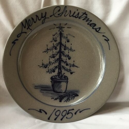 Rowe Pottery 1995 Merry Christmas Plate