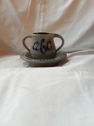 Rowe Pottery Child’s Cup And Bowl Set