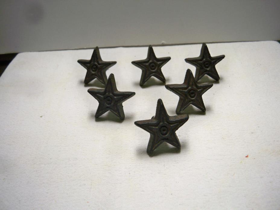 Cast Iron Stars - 1 1/2 inches - Brown