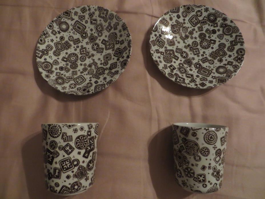 NYMOLLE Rare Limited 3306-357 Tea Cup & Saucer Cocktail Edition Mid Last Century