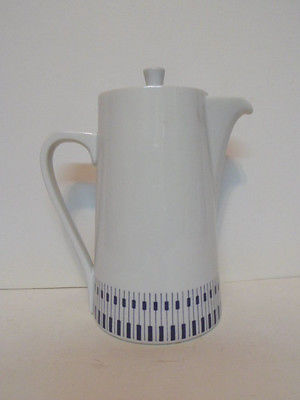 1960s Danish Modern Lyngby Danmark Tangent pattern Coffeepot