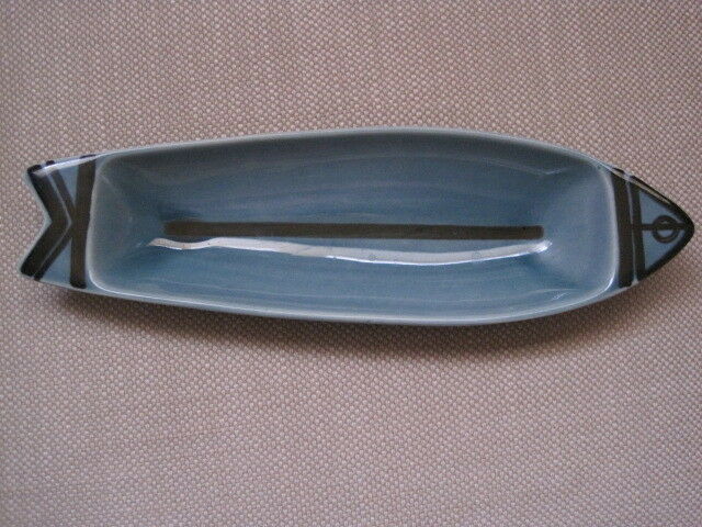 VTG STIM LISA LARSON GUSTAVSBERG FISH DISH CERAMIC 13