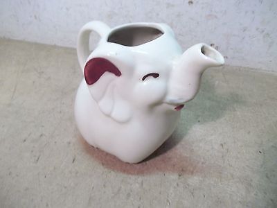 Old unmarked Shawnee Ceramic Elephant Cream Pitcher