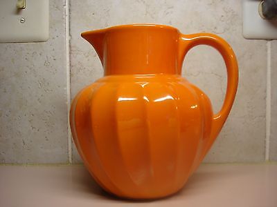 Shawnee Pottery Valencia Orange Batter Jug Very nice Condition No Lid