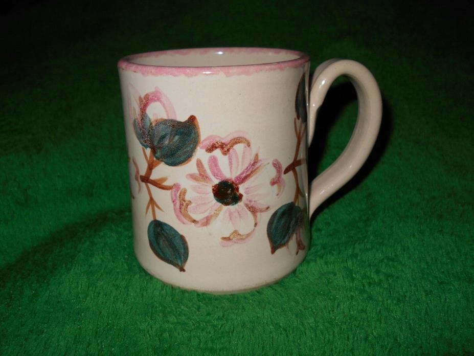 Clay pottery coffee mug by Nichols pottery studio 14oz.