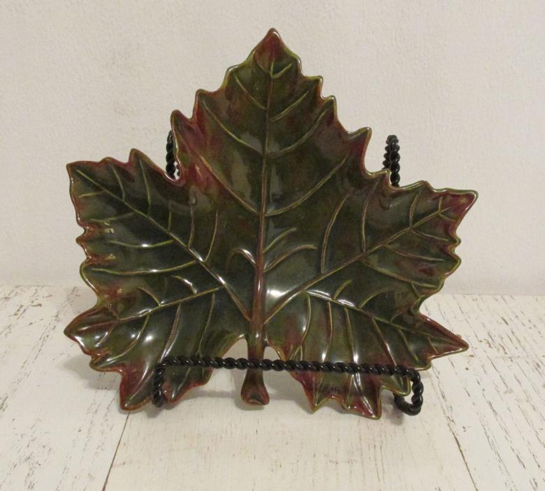 Fall Leaf Dish ~ Jewelry ~ Soap ~Trinkets ~  Candle Holder