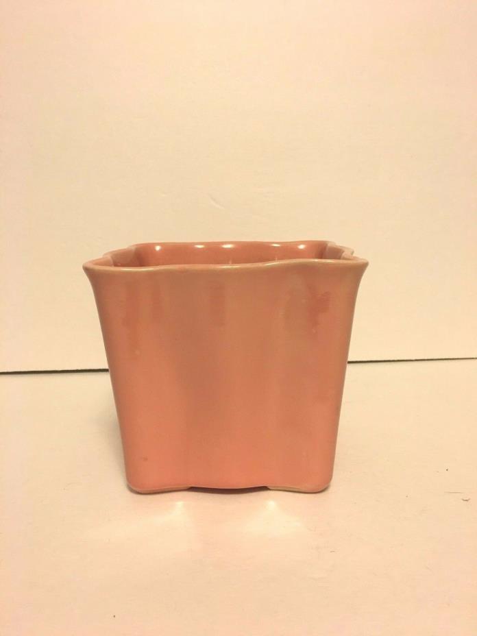 Vintage Pottery Pink Planter USA  905 EUC