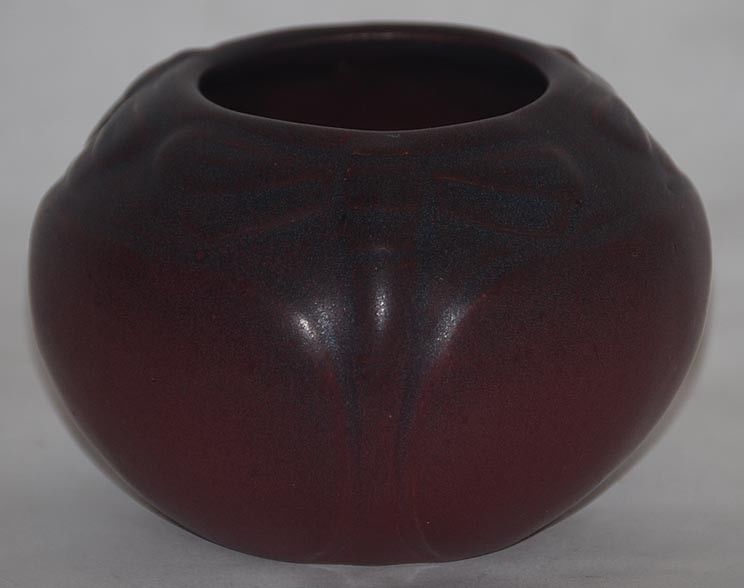 Van Briggle Pottery Late Teens Dragonfly Vase Shape #837