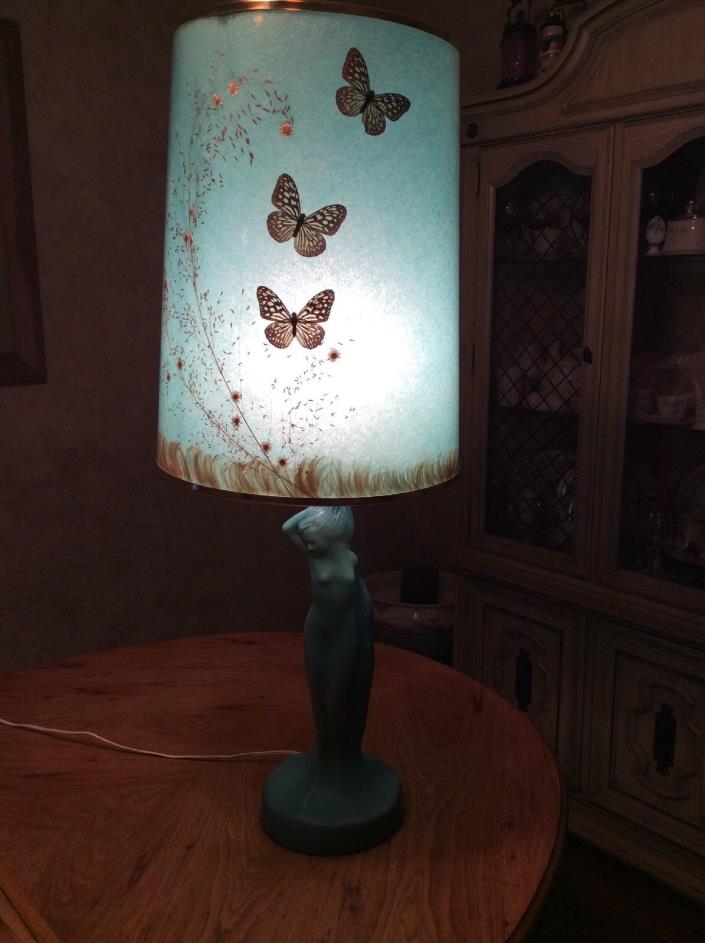 Van Briggle “Daughter Of The Flame” Lamp