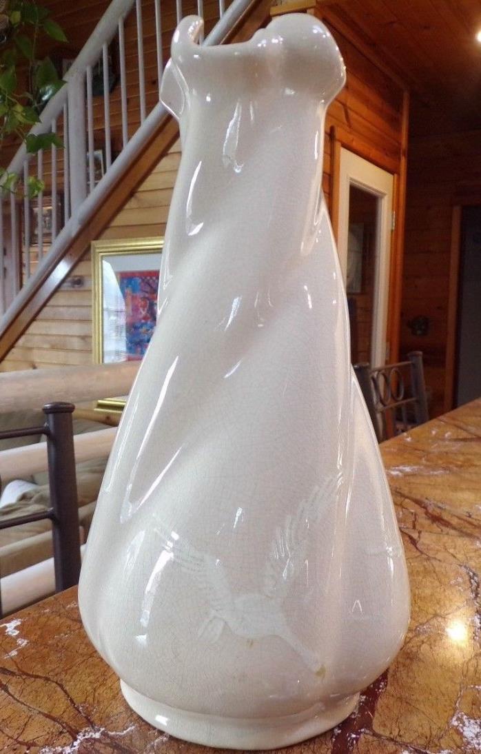 Scarce Weller Pottery Birdimal Geese Vase