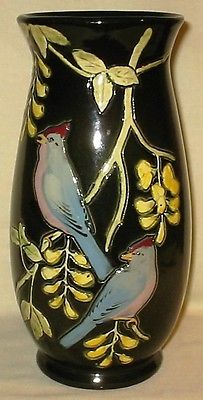 Beautiful Weller Pottery Rosemont Vase Birds