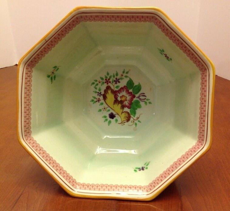 Antique ADAMS CALYX WARE Large Fruit Bowl 9.25
