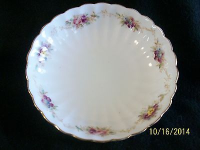 Antique Adderley Fluted Porcelain Bowl