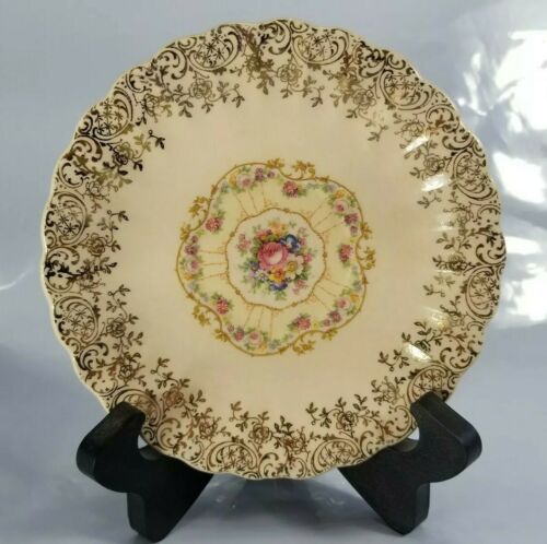 Trojan By Sebring USA Toledo Delight warranted 22K Gold accent 5 Saucers plates