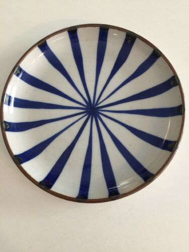 Vintage Dansk International Designs Japan 8” Stoneware Dish Plate Hand Painted