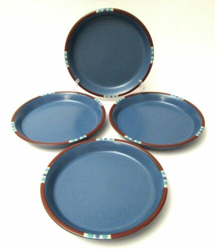 Set Of 4 Dansk MESA Sky Blue Salad Plates Made In Japan - Appear Unused