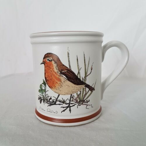 Coffee Cup European Robin DENBY England Scientific Erithacus Rebucela  Mug