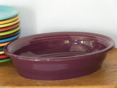Fiesta HEATHER Post 86 - Small Oval Bowl - Discontinued Color