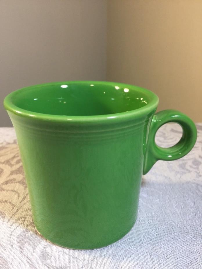 Fiesta Ware Green “O” Ring Handle Coffee Tea Mug Cup