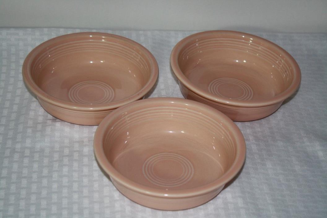 Fiestaware Apricot Cereal/Soup set of 3