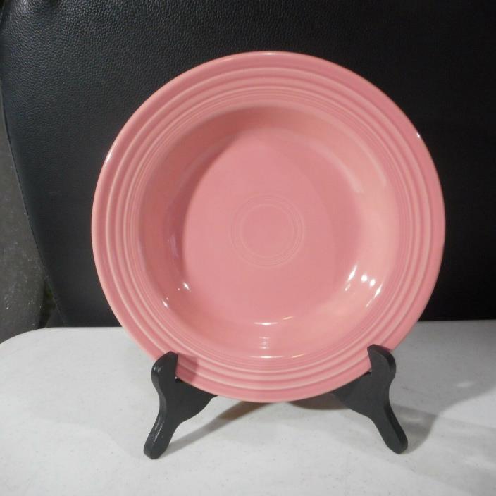 Homer Laughlin Fiesta Rose Large Rim Soup Bowl