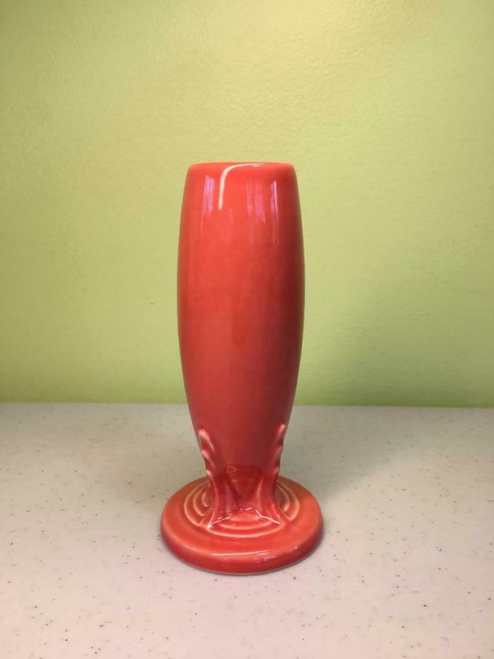 HLC Fiesta Persimmon Bud Vase in Excellent Condition