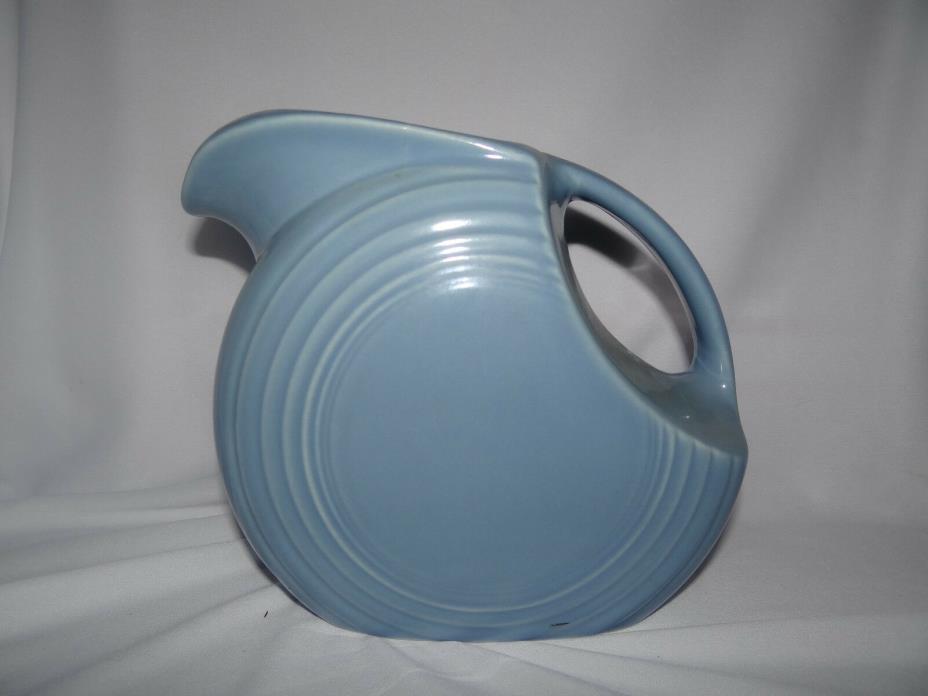 Fiestaware Periwinkle Large Disc Pitcher Fiesta Water Pitcher Retired color