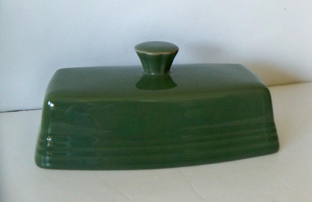 FIESTA Retired SAGE X-Large Covered Butter Dish LID / NEW Unused