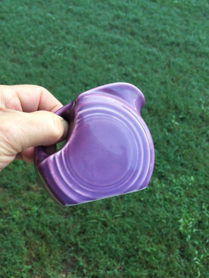 Fiesta Mini Disk Pitcher Creamer Retired Lilac Purple
