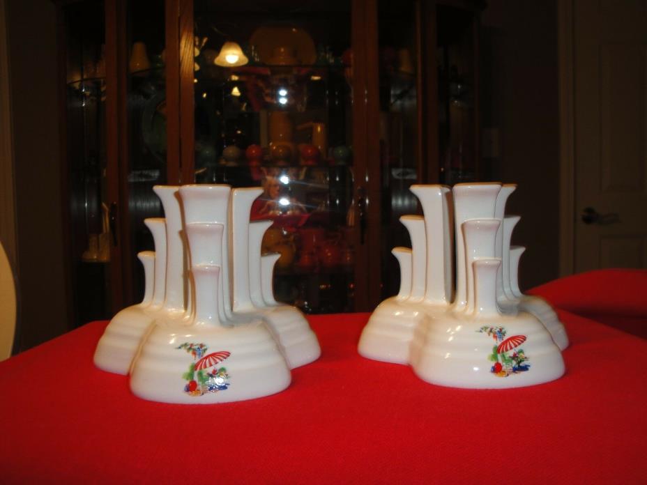 FIESTA SUNPORCH PYRAMID CANDLE HOLDERS