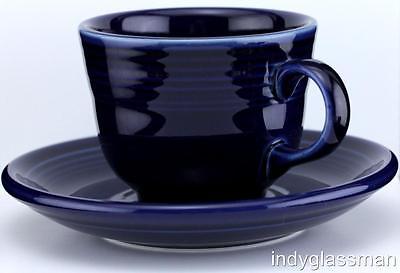 Homer Laughlin Fiesta COBALT BLUE Cup & Saucer Set (6 left)