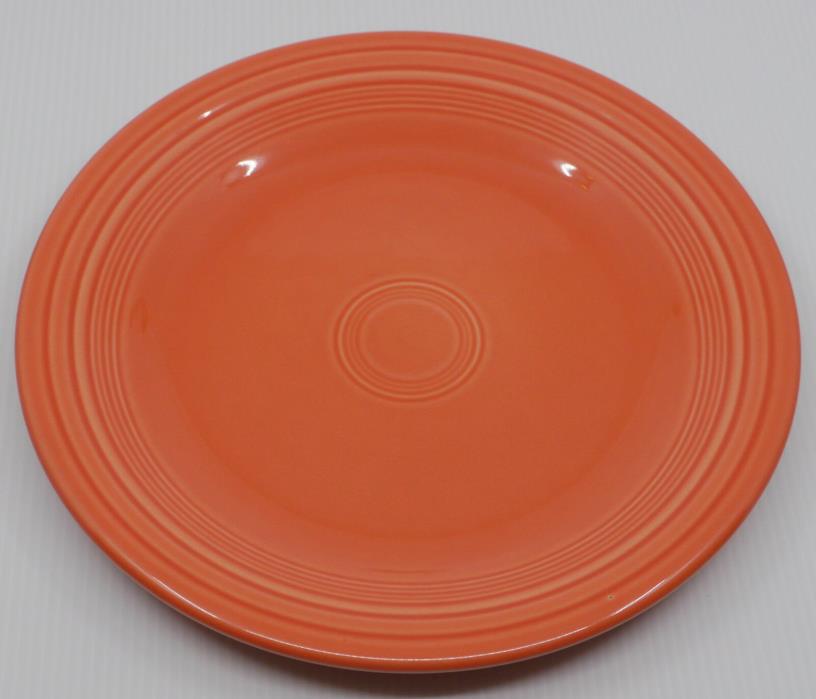 HOMER LAUGHLIN FIESTA WARE 10 1/2 INCH DINNER PLATE IN RED, PAPRIKA COLOR?