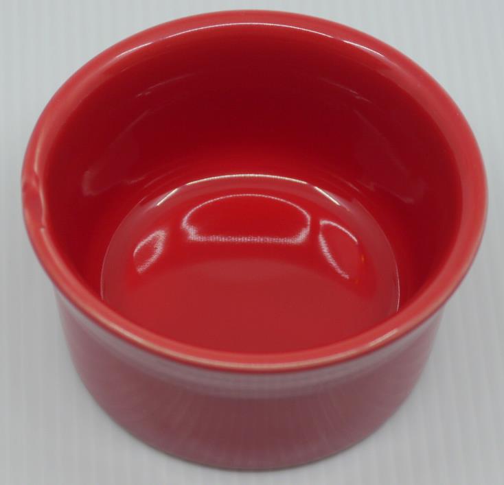 HOMER LAUGHLIN FIESTA WARE RAMEKIN IN SCARLET COLOR