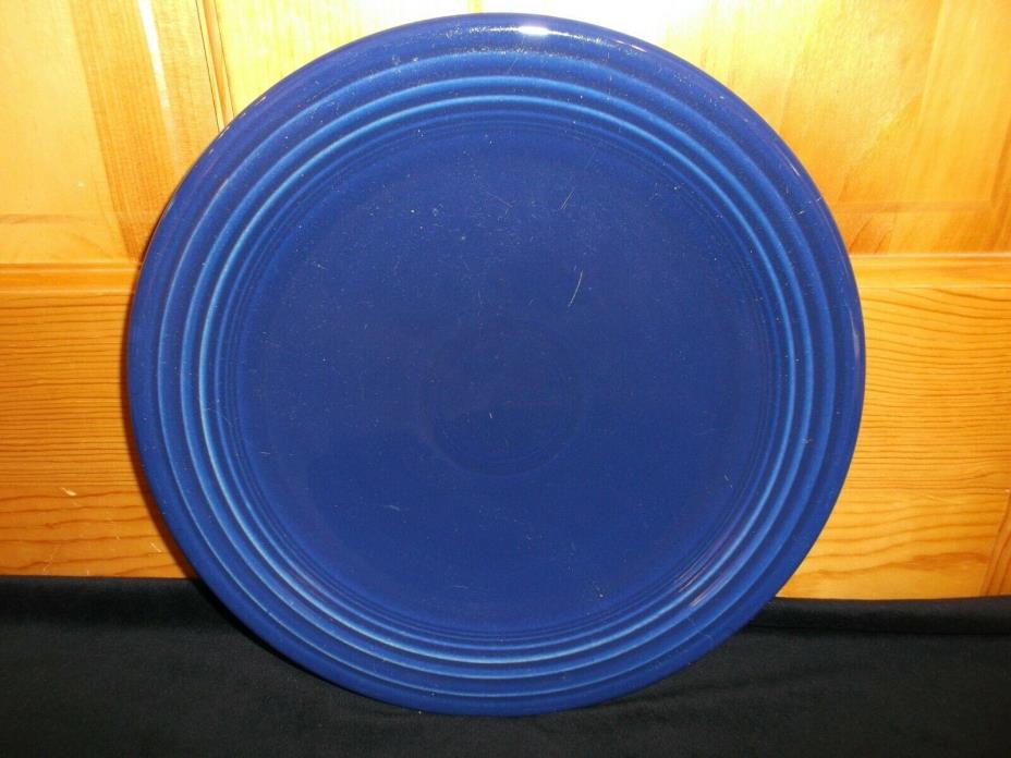 Vintage Fiestaware Original Cobalt Blue 12 inch serving platter large plate dish