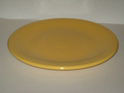 Vintage Fiesta Ware Chop Plate Serving Platter Yellow 12.25