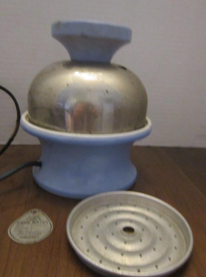 Vintage Hankscraft Egg Cooker #599 - Blue Ceramic Boiled Eggs