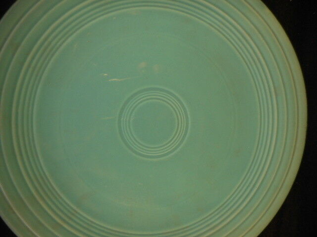 Vintage Fiesta Turquoise Homer Laughlin USA Dinner Plate 9 1/2