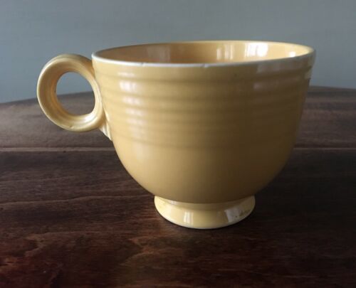 Vintage Fiestaware Yellow Coffee Tea Cup