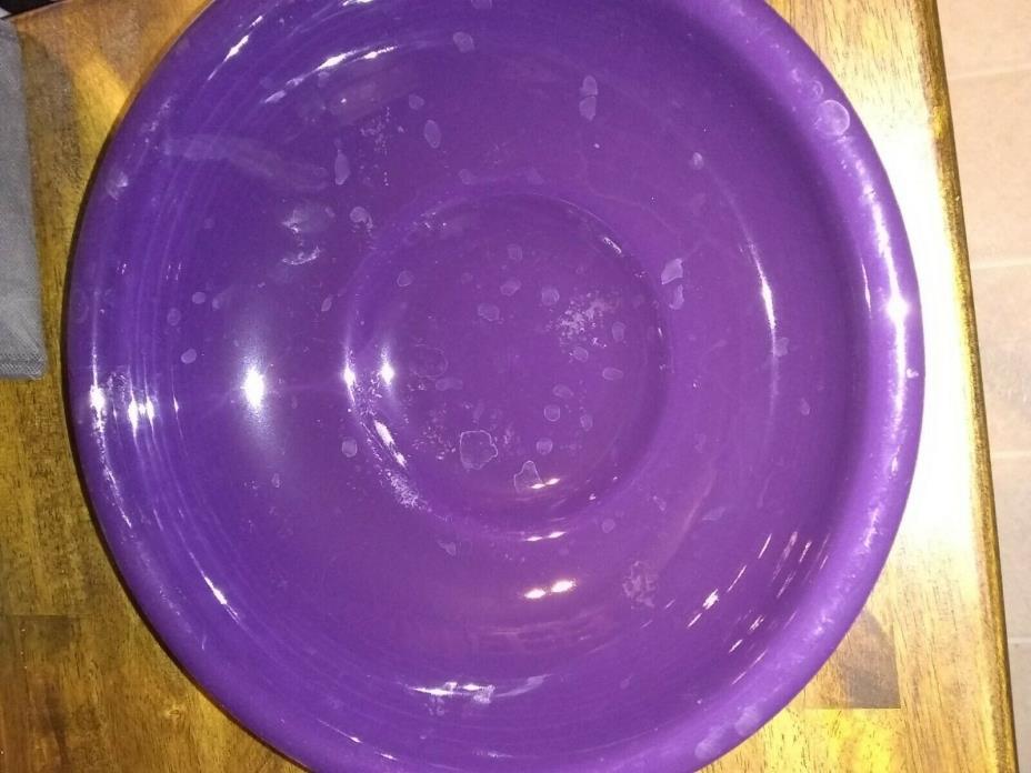 fiestaware plum footed bowl