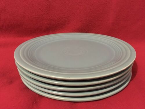 Homer Laughlin Co.: Vintage Fiesta Ware - 9 1/2” Turquoise Blue Dinner Plates