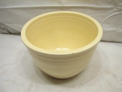Fiesta Ware Ivory Off White #3 size Nesting Vintage Pottery Mixing Bowl