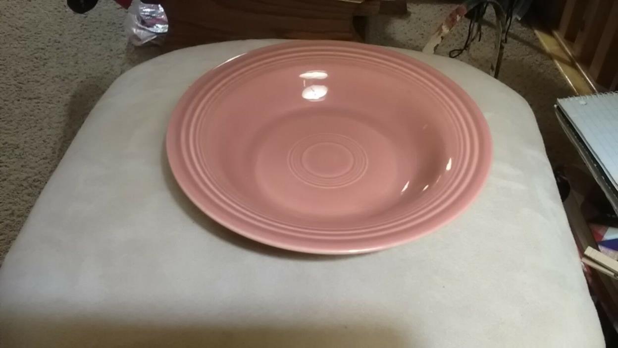 Fiesta Vintage, 8 1/2 inch Deep Plate, Soup Bowl, Rose