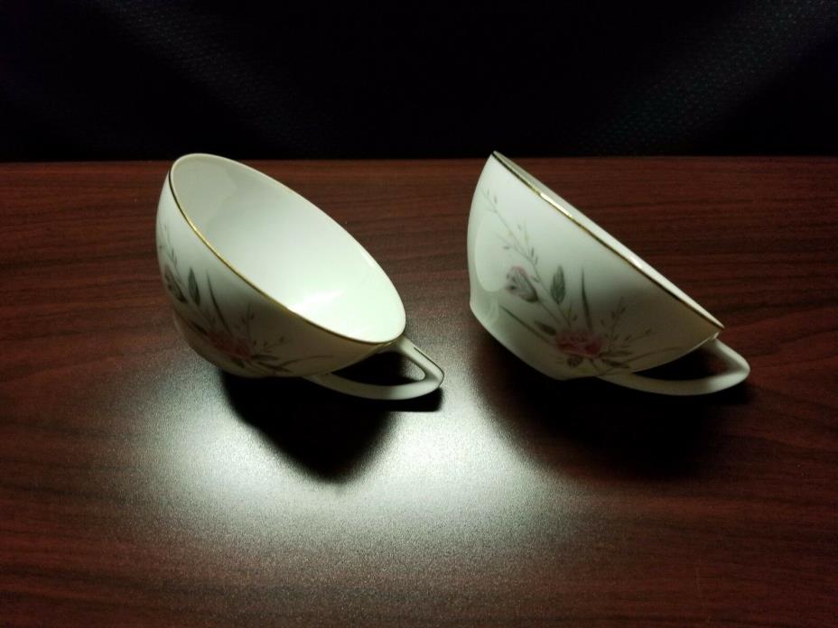 (Set of 2) Golden Rose Fine China Cup
