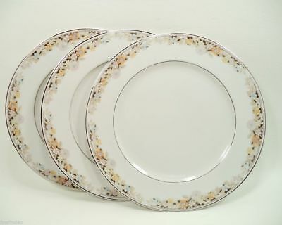Bristol Fine China DEBONAIR S4338 2 Dinner Plates + 1 Free