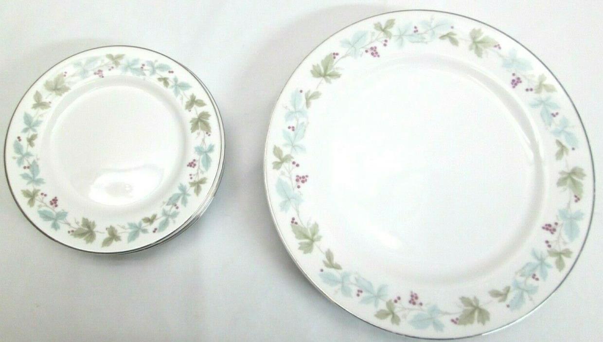 VINTAGE by Fine China of Japan - #6701 Set Of 4 Dinner Plates And 6 Salad Plates