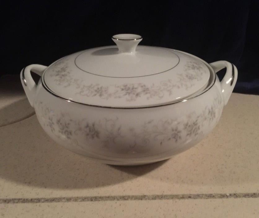 Camelot China, Carrousel 1315 Veg Tureen With Lid, Vintage Covered Serving Dish