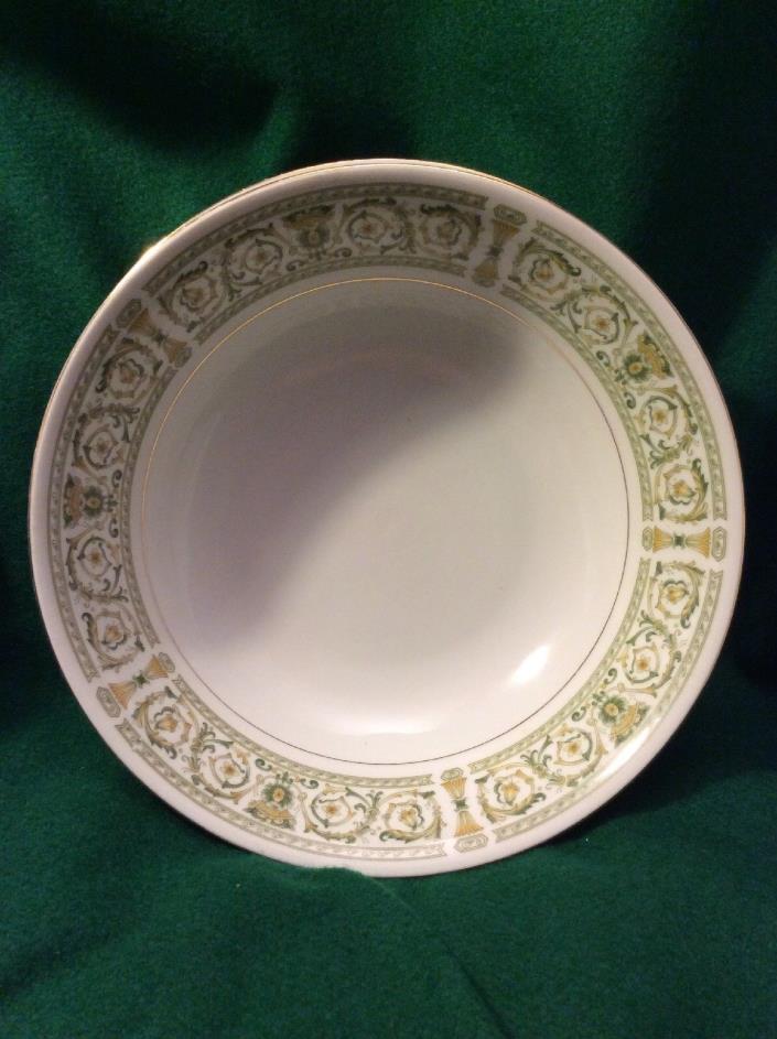 Multiples FELICITY by Daniele Fine China Green & Yellow Scrolls w/Gold Fruit Urn