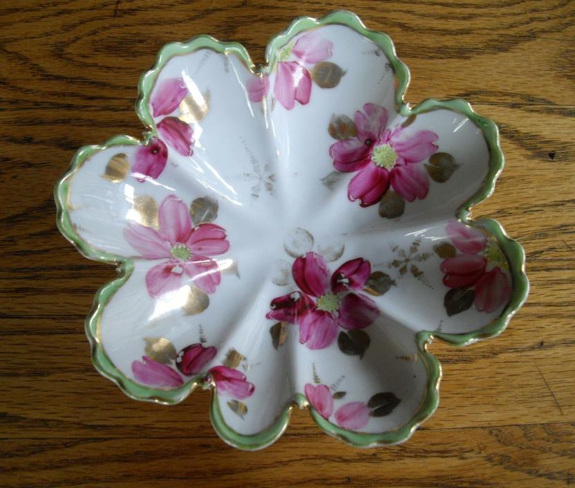 Vintage Japan Flower Dish Bowl   ~