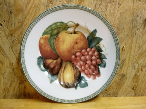 Fitz & Floyd Belle Classique Peach Grapes Salad Plate China / Lewisville Texas