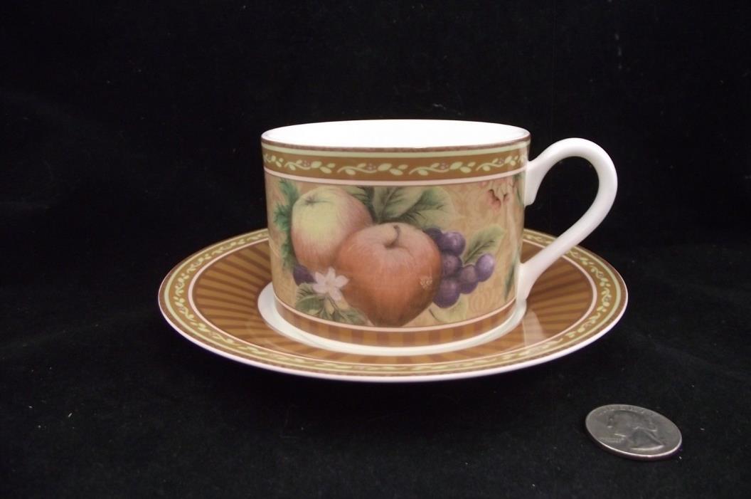 FITZ & FLOYD CLASSIC CHOICES TUSCANY COFFEE / TEA CUP AND SAUCER